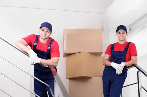 Organised household storage boxes in an Erith home