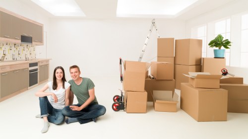Local moving team handling furniture in Erith
