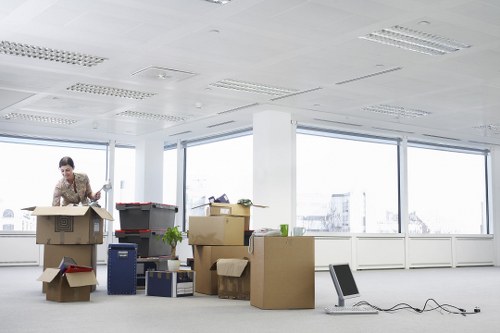 Summer student storage arrangement in Erith